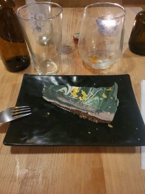 Raw cake at The Food Temple in Lisbon