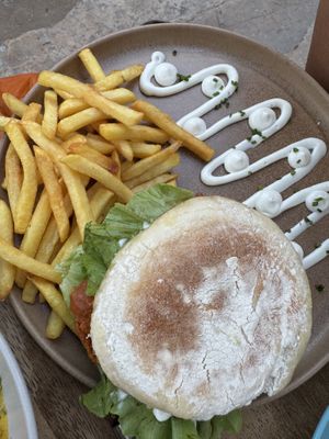 Burger  at The Food Temple in Lisbon