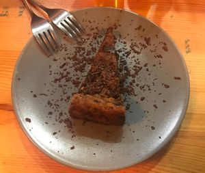 Chocolate chip cookie dough cake at The Food Temple in Lisbon