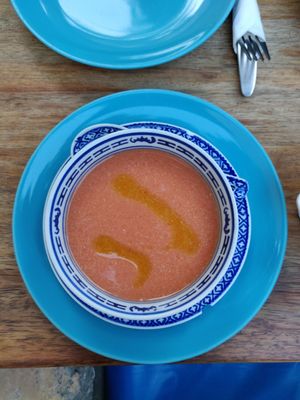 Soup at The Food Temple in Lisbon