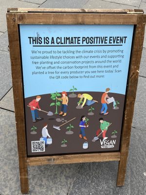 Climate positive event  at Vegan Market Co in Ipswich