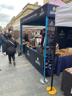 Yau’s at Newcastle vegan market  at Vegan Market Co in Ipswich