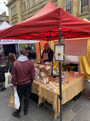For the Love of Earth at Newcastle vegan market  at Vegan Market Co in Ipswich