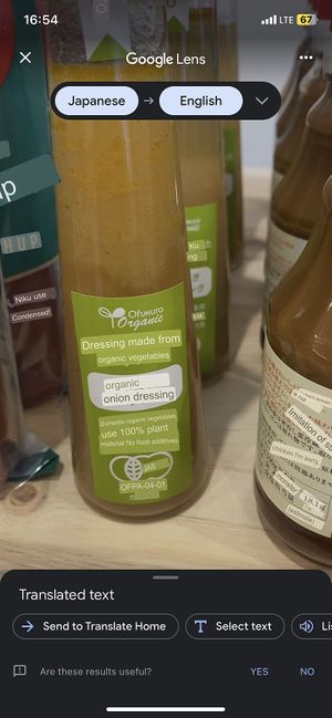 Vegan dressing  at Muso Organic and Natural Store & Acupuncture  in Beppu