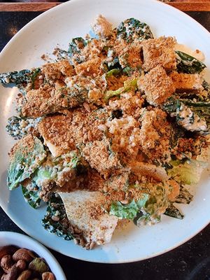 Kale Caesar at Palm Greens & Soul in East London