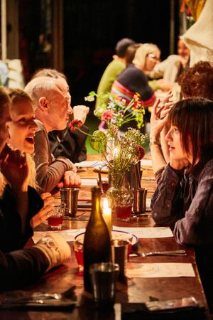 Palm Greens Supperclub tickets - now on sale! 4-course meal accompanied by amazing natural wines at East London's E5 Bakehouse. Visit our website for details! at Palm Greens & Soul in East London