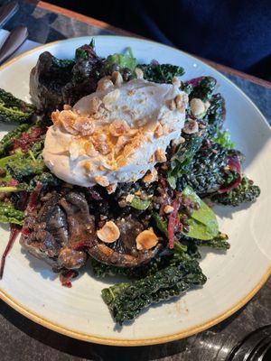  Mushroom miso bowls  at Palm Greens & Soul in East London