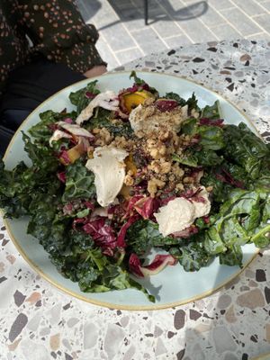 Vegan autumn salad  at Palm Greens & Soul in East London