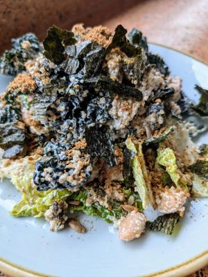Kale Caesar at Palm Greens & Soul in East London