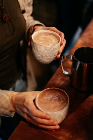 Cacao, reishi & tahini at Palm Greens & Soul in East London