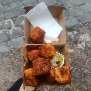 Tofu nuggets at Tofu Shoten 豆腐商店 in Brunswick