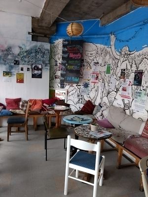 inside at The Forest Cafe in Edinburgh