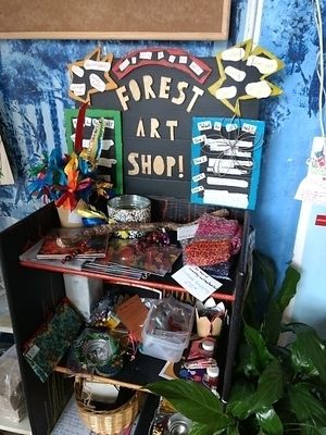 art at The Forest Cafe in Edinburgh