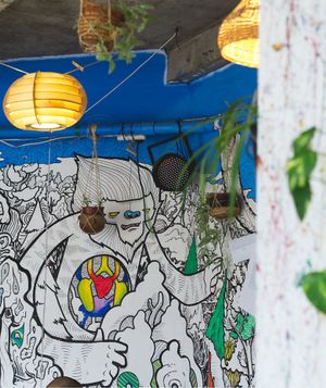 Art at the Forest Cafe at The Forest Cafe in Edinburgh