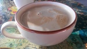 Latte  at The Forest Cafe in Edinburgh