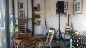 Cool Interior  at The Forest Cafe in Edinburgh