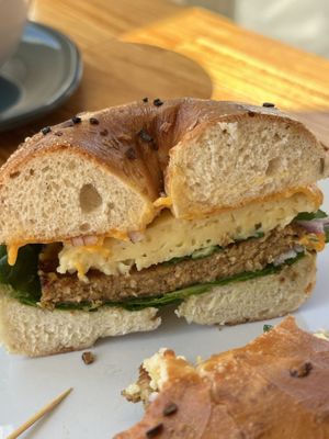   at Wee Bird Bagel Cafe in Randolph