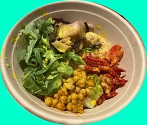 Hearty eggplant at Twenth One Grains in New York City