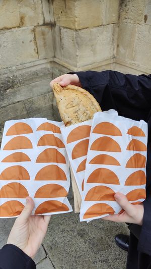 vegetable option at The Cornish Bakery in Bath