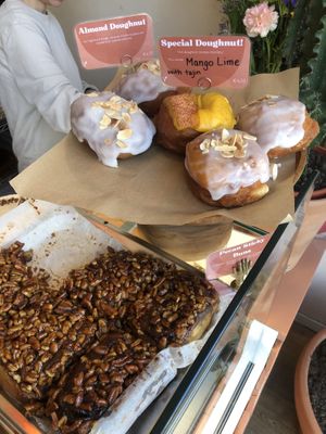 doughnuts and cinnamon bum  at Anook Bakehouse in Amsterdam