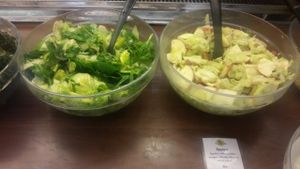 salads at Bliss Cafe in Stockholm