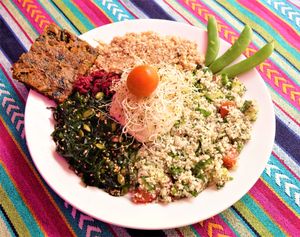 lunch at Bliss Cafe in Stockholm