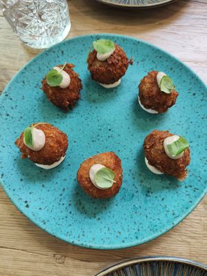 Croquetas at Wild Food in Barcelona