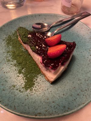 Best cheese cake ever   at Wild Food in Barcelona