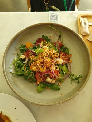 Predish with figs and orange oil at Wild Food in Barcelona