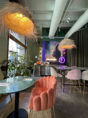 Inside  at Wild Food in Barcelona