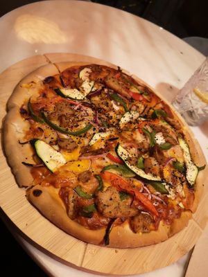 Pizza at Wild Food in Barcelona