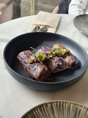 Vietnamese rolls  at Wild Food in Barcelona