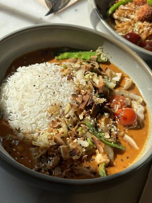 Red curry  at Wild Food in Barcelona