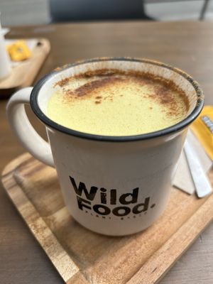 Kurkuma Latte  at Wild Food in Barcelona