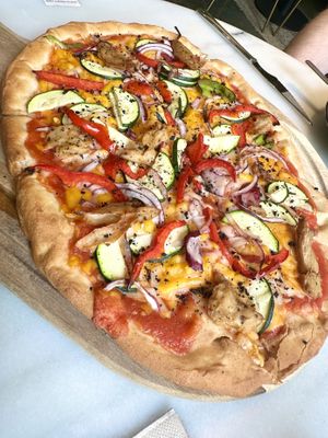 Mediterranean Pizzaa  at Wild Food in Barcelona