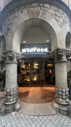 Entrance   at Wild Food in Barcelona
