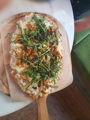 Pizza at Wild Food in Barcelona