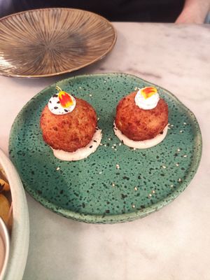 Croquetas at Wild Food in Barcelona