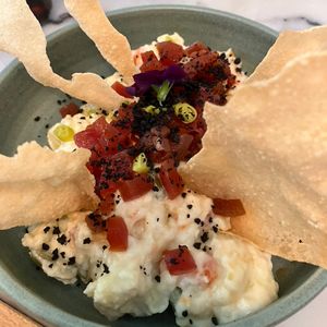 Ensaladilla marina de atunmate  at Wild Food in Barcelona