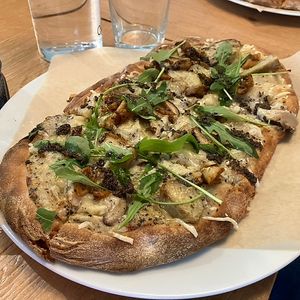 Pizza tartufata  at Wild Food in Barcelona