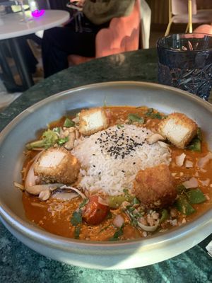 Curry rojo  at Wild Food in Barcelona