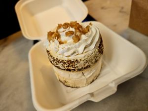 Carrot cake at Wild Food in Barcelona