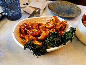 Cauliflower wings at Wild Food in Barcelona