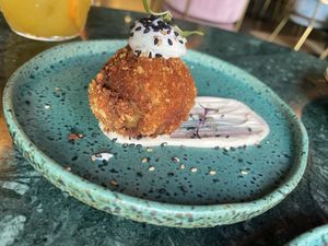 Seasonal croquette  at Wild Food in Barcelona