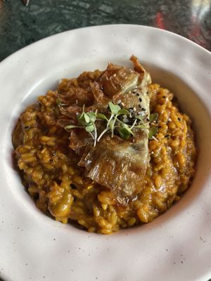 Meloso rice  at Wild Food in Barcelona