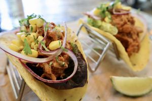 Pulled Jackfruit Tacos   at Wild Food in Barcelona