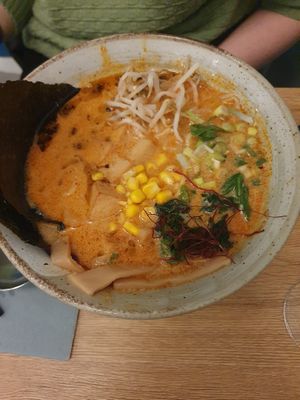 Curry ramen  at Nishiki Ramen in Lyon