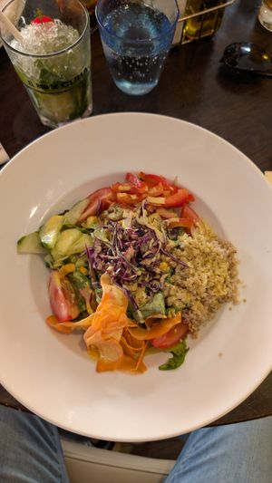 Vegan Bowl at Le Spalato in Villefranche-sur-mer