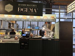 Stall in a food hall.   at DeGema Hamburgueria Artesanal in Vila Nova De Gaia