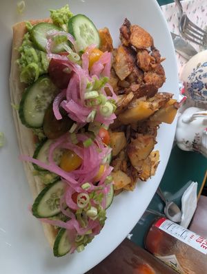 Avocado toast at The Corner Restaurant in Milford